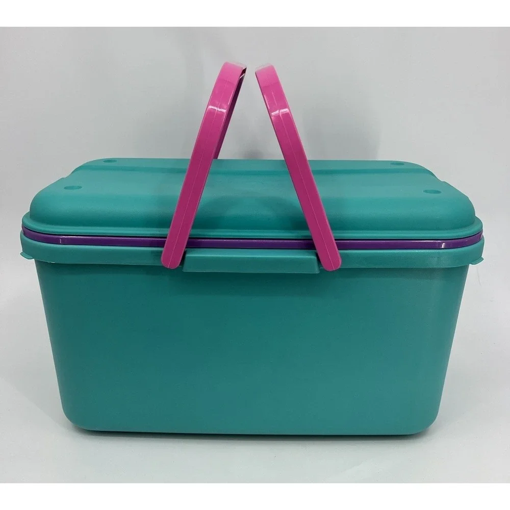 Vintage Eagle Craftstor Craft Sewing Storage Tote Organizer with Tray 18
